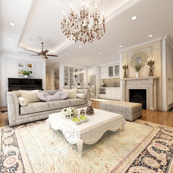 Những cách phối màu nội thất sofa phòng khách đẹp
